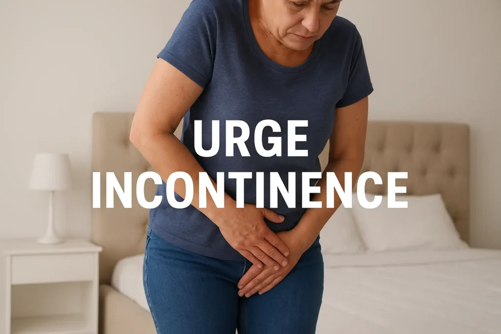 how to manage urge incontinence Bournville symptoms