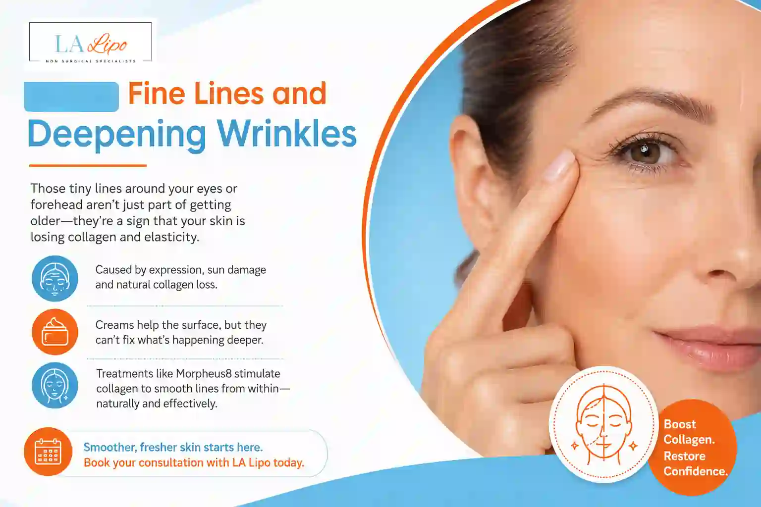 Sign #2: Fine Lines and Deepening Wrinkles Bournville