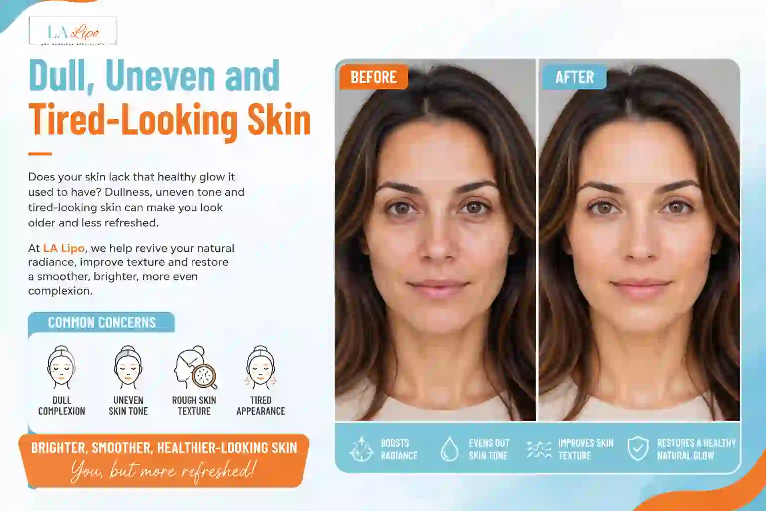 Sign #5: Dull, Uneven and Tired-Looking Skin Bournville